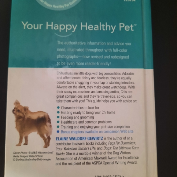 A hard back book book about Chihuahua's in great shape. - Picture 2 of 4